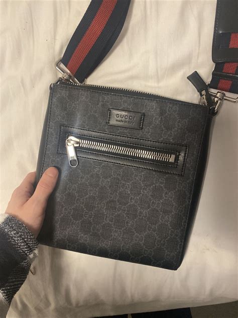 gucci messenger men|authentic Gucci Messenger bag.